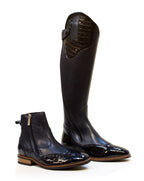 Bareback Footwear Milan Long Dress Riding Boots - Blue