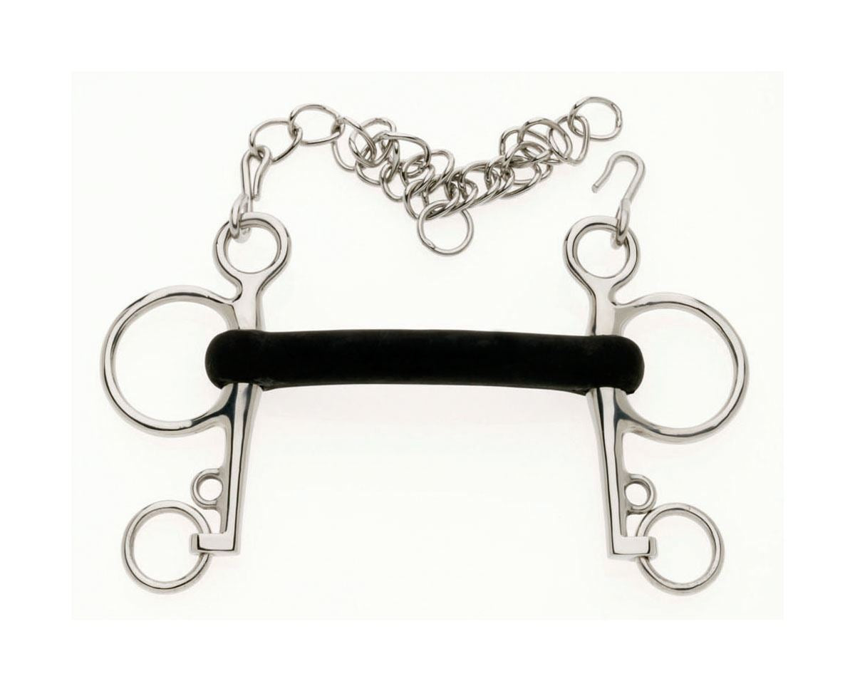 Hard Rubber Mullen Mouth Pelham