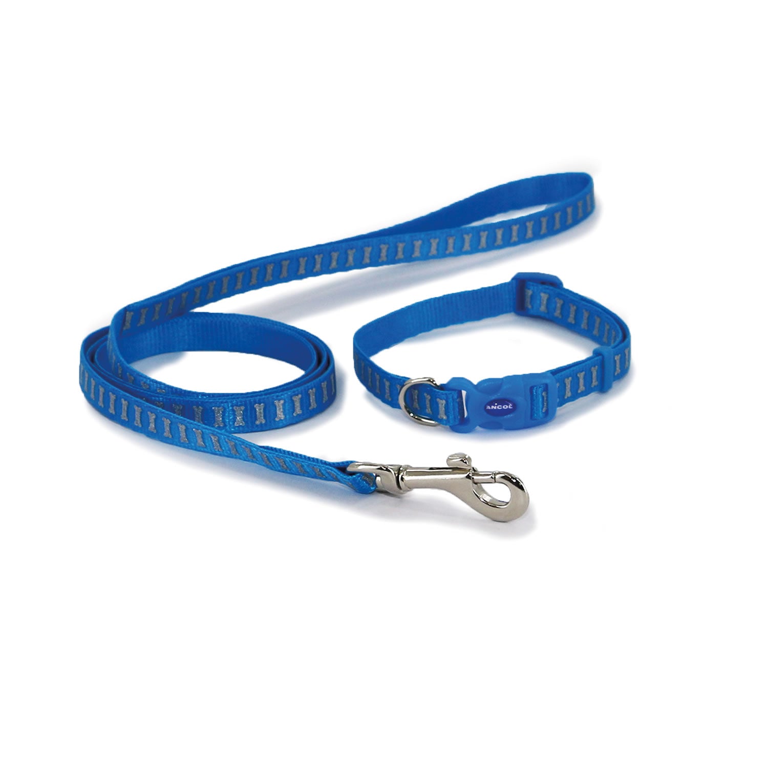 ancol-small-bite-reflective-collar-lead