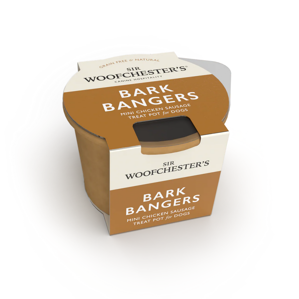 Sir Woofchesters Bark Bangers Treat Pot