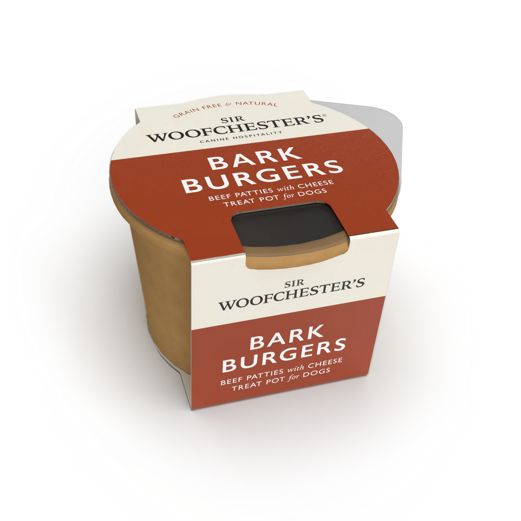 Sir Woofchesters Bark Burgers Treat Pot