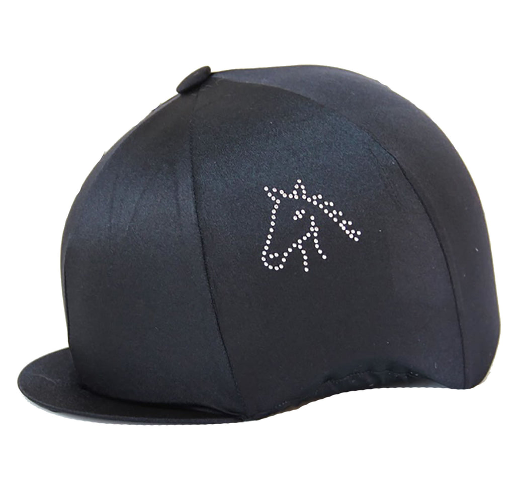 Capz Diamondz Cap Cover Lycra Horse Head
