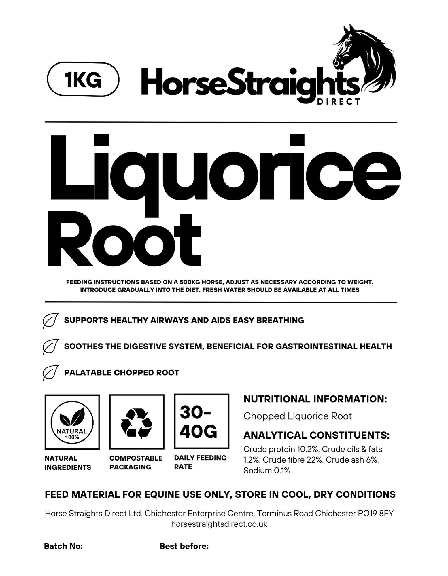 HSD Chopped Liquorice Root