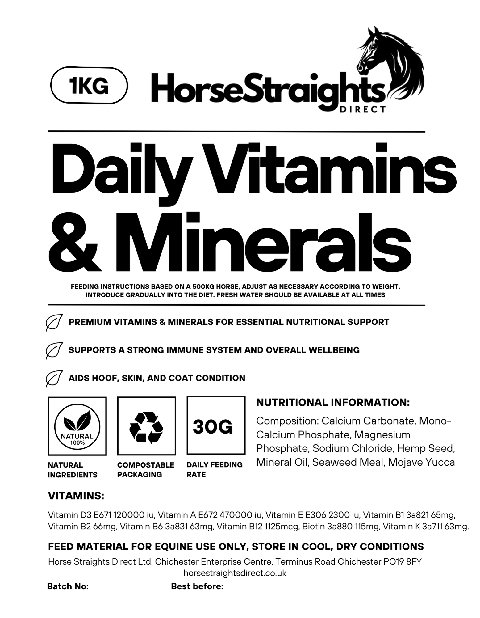 HSD Daily Vitamins and Minerals