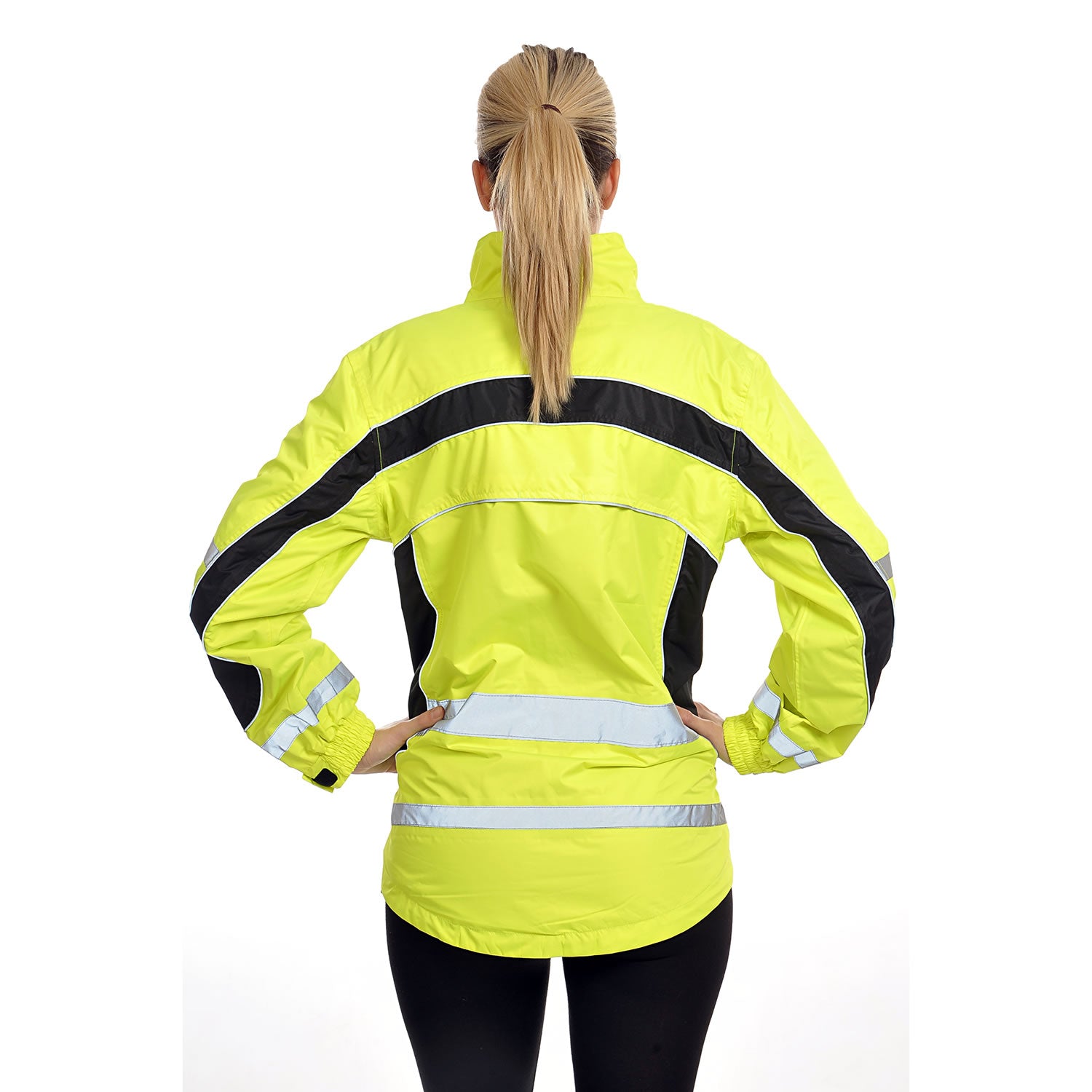 Equisafety Hi-Vis Lightweight Waterproof Jacket