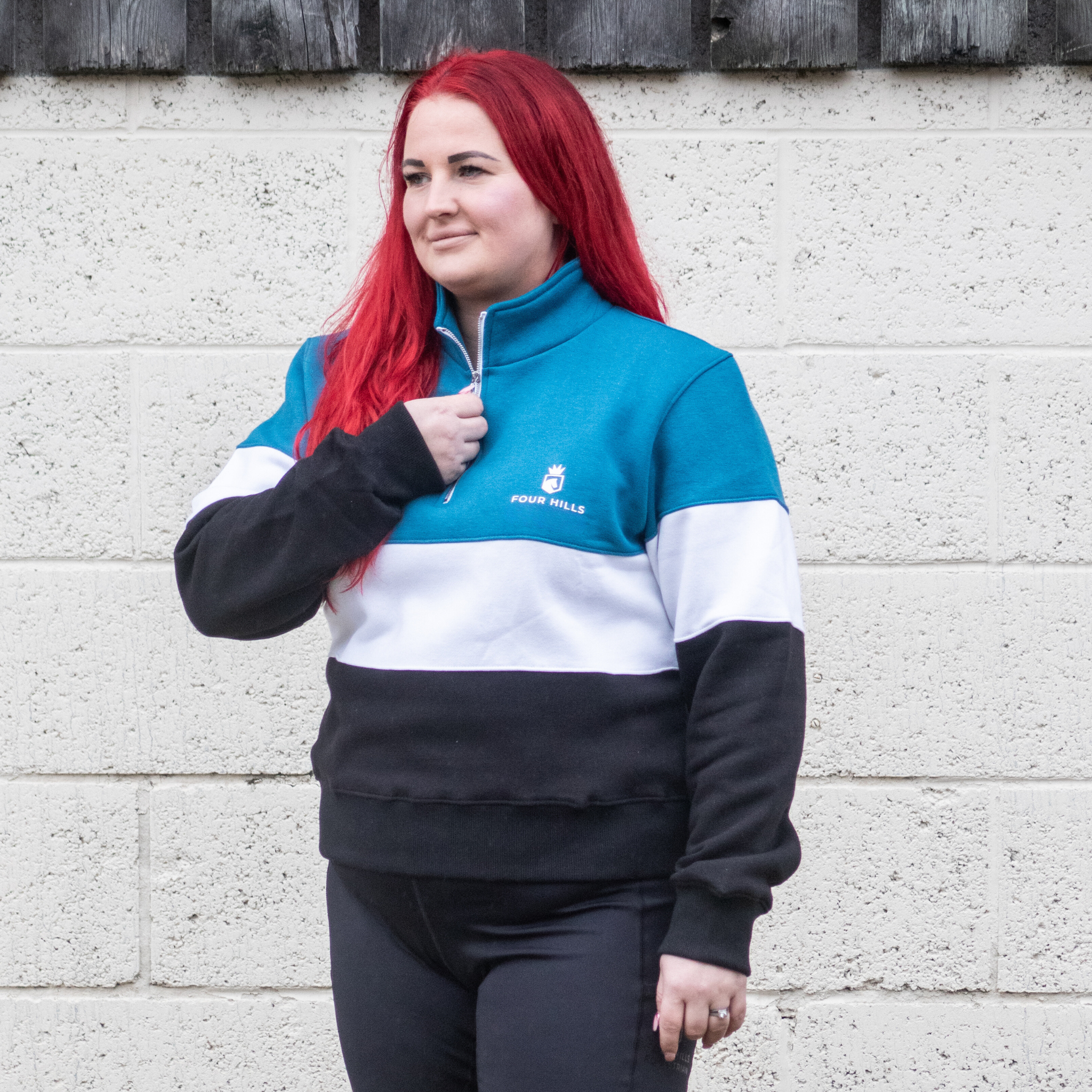 Signature Quarter Zip Riding Top