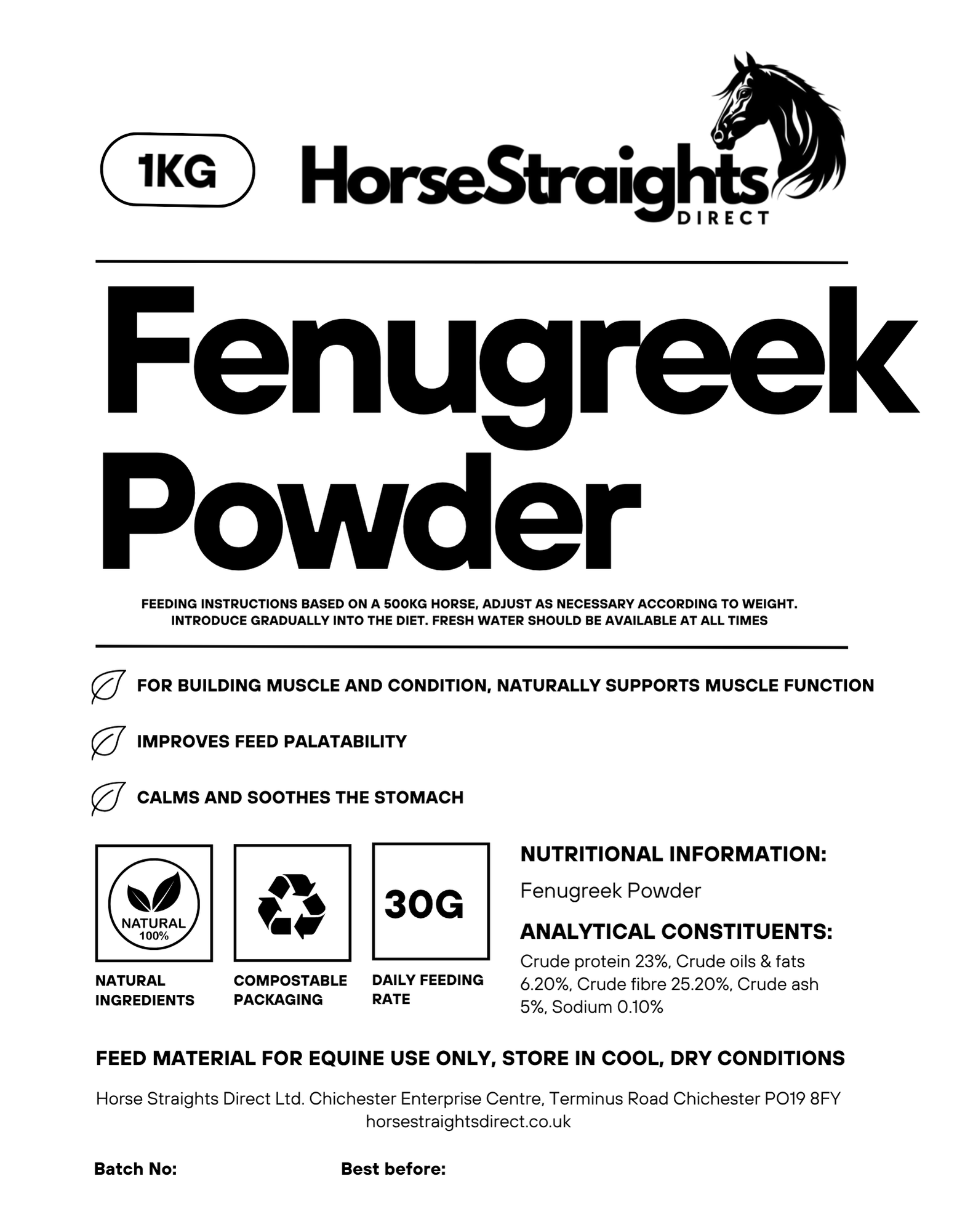 HSD Fenugreek Powder