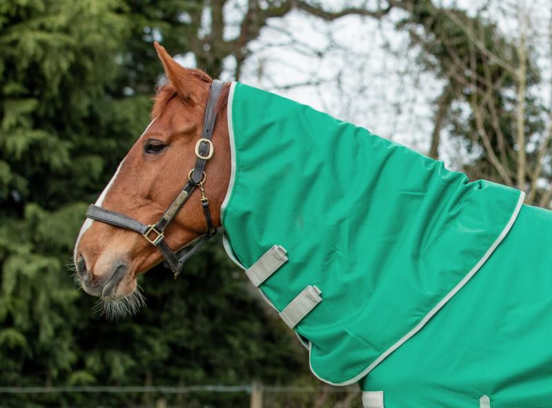 Swish 50G Green Turnout Rug Neck Cover