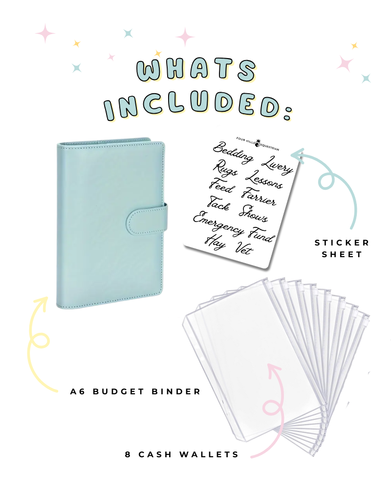 Four Hills Equestrian Horse Budget Binder