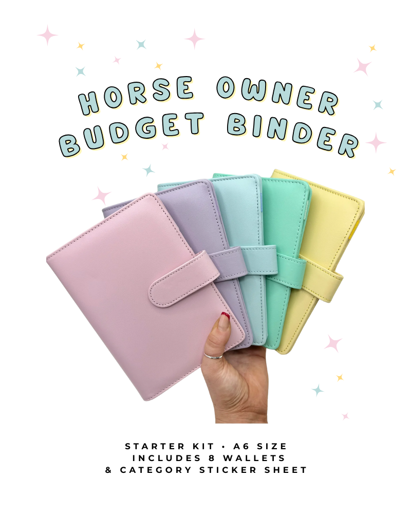 Four Hills Equestrian Horse Budget Binder