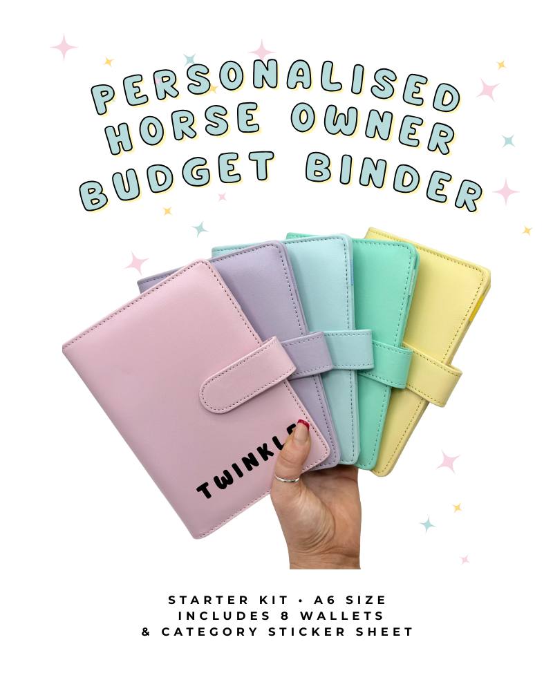 Four Hills Equestrian Personalised Horse Budget Binder