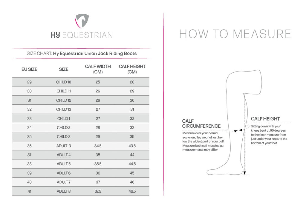 Hy Equestrian Union Jack Riding Boots