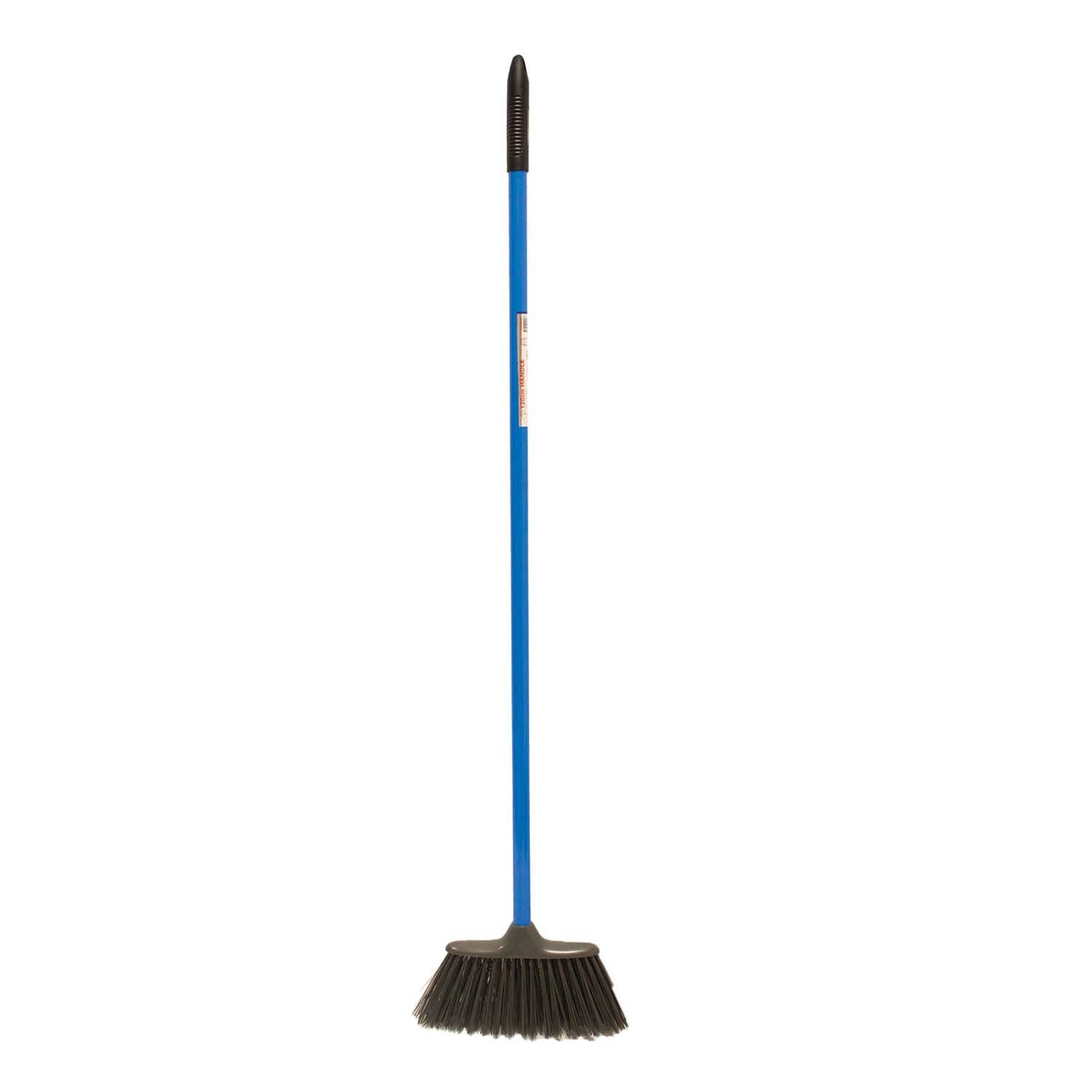 red gorilla poly yard broom with handle