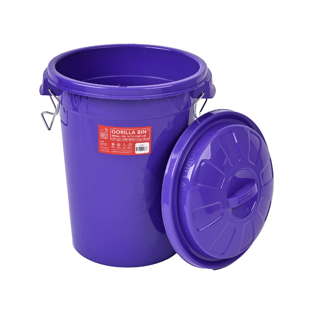 red-gorilla-bin-with-clip-lid-30-lt