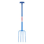 red gorilla 4 prong manure fork t handle