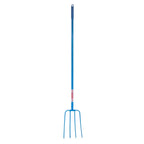 red gorilla 4 prong manure fork straight handle