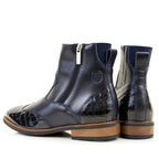 Bareback Footwear Monroe Blue Short Boot