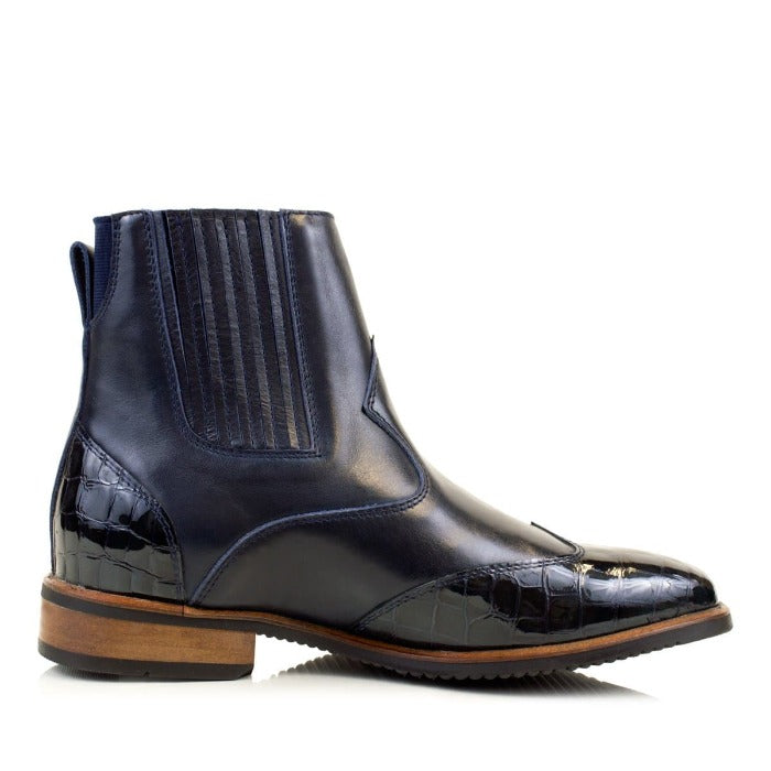 Bareback Footwear Monroe Blue Short Boot