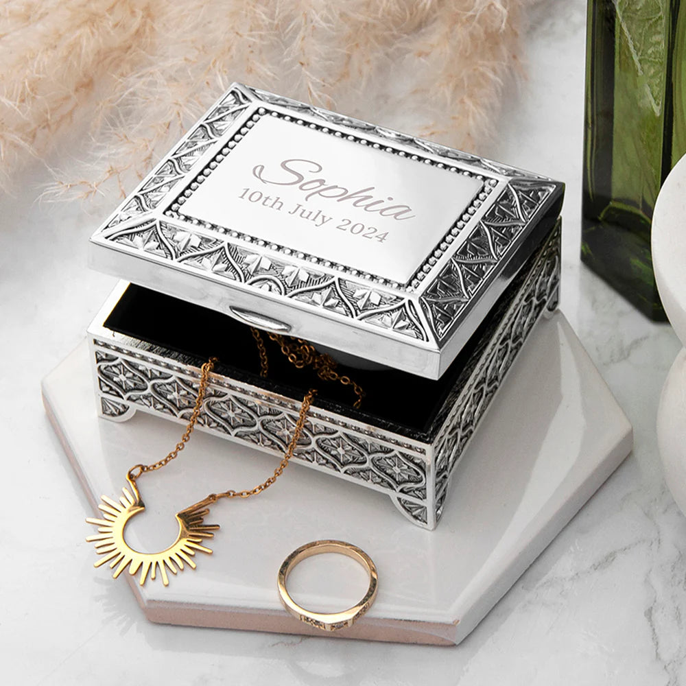 Personalised Miniature Mosaic Trinket Box