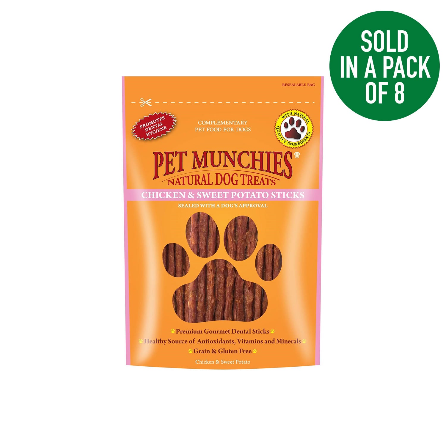 Pet Munchies Chicken & Sweet Potato Sticks