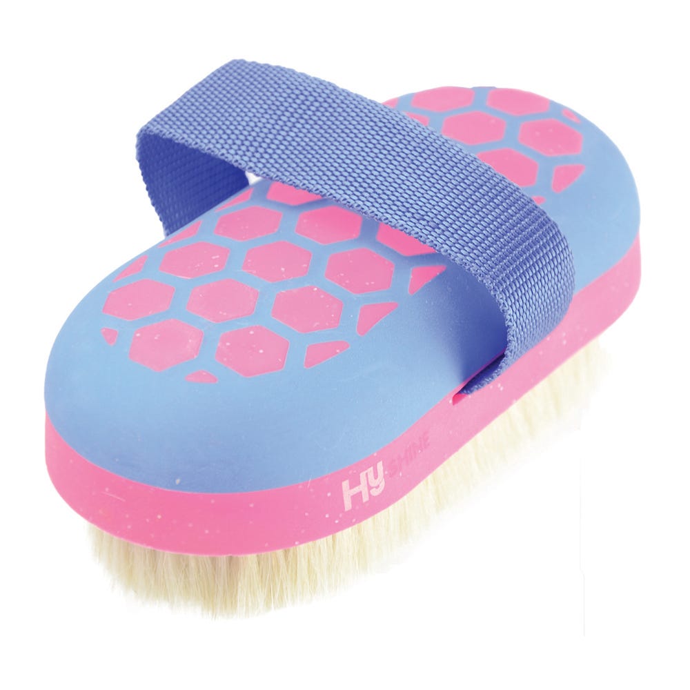 Hy Equestrian Glitter Body Brush Goat Hair