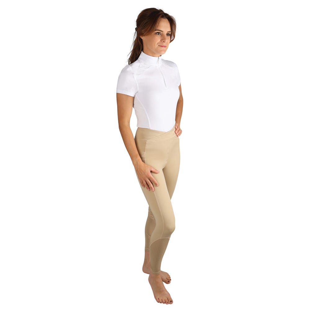 Hy Equestrian Fordwich Riding Tights - Beige - Large