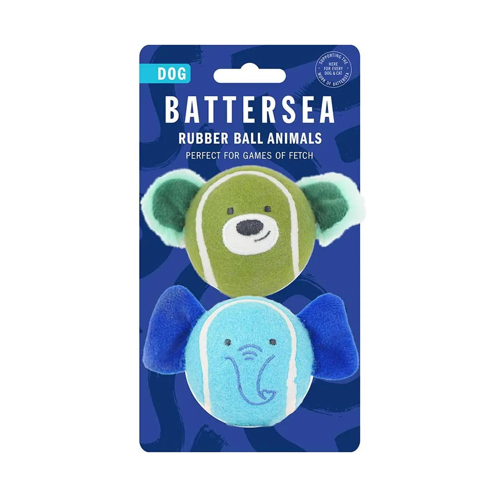 Battersea Rubber Ball Animals - Pack of 2