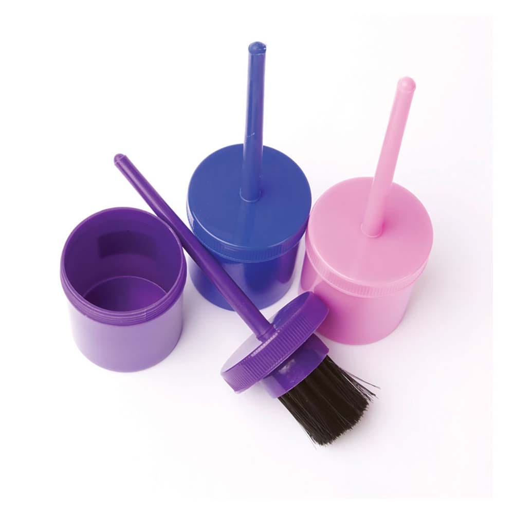 lincoln hoof oil brush with container