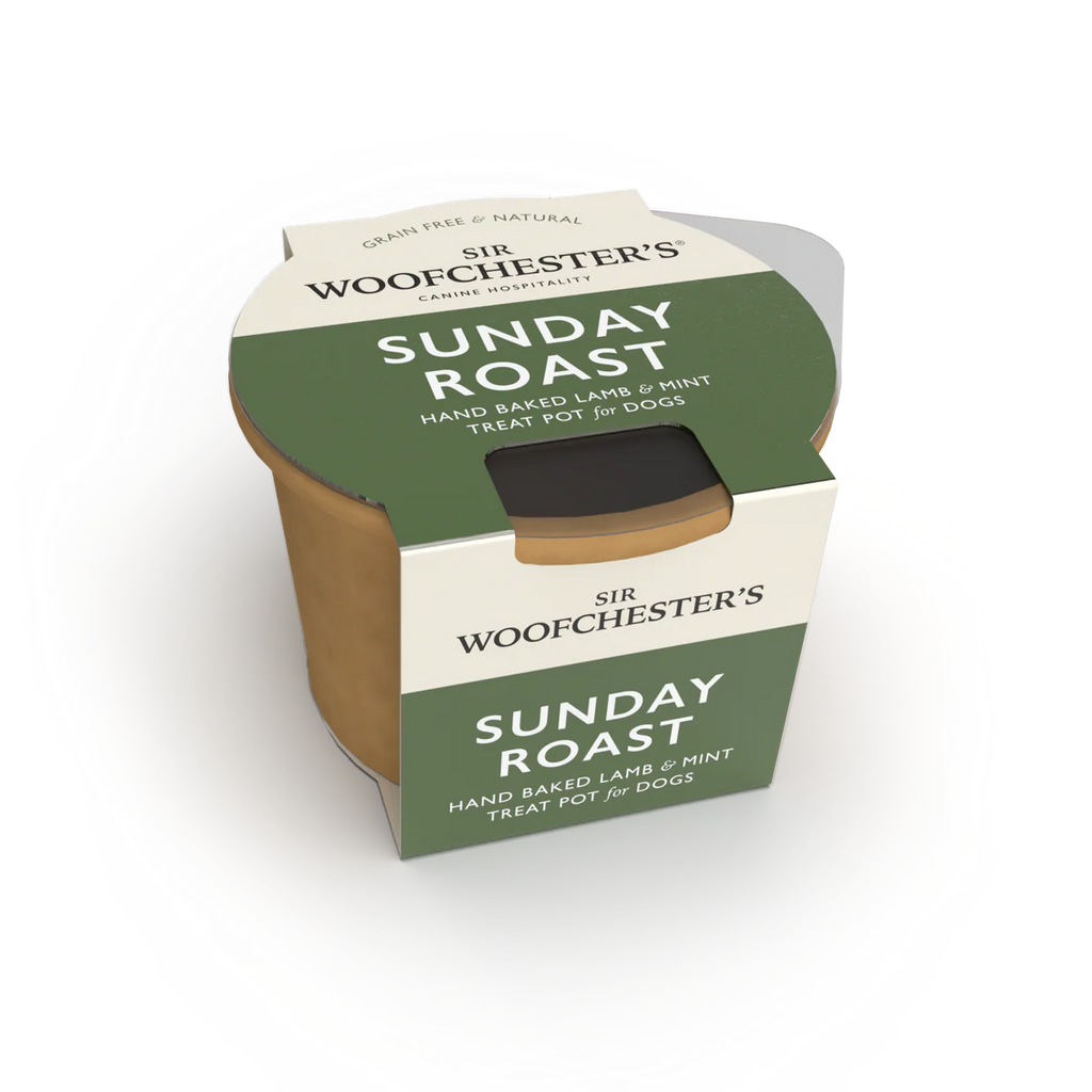 Sir Woofchesters Sunday Roast Dog Treat Pot