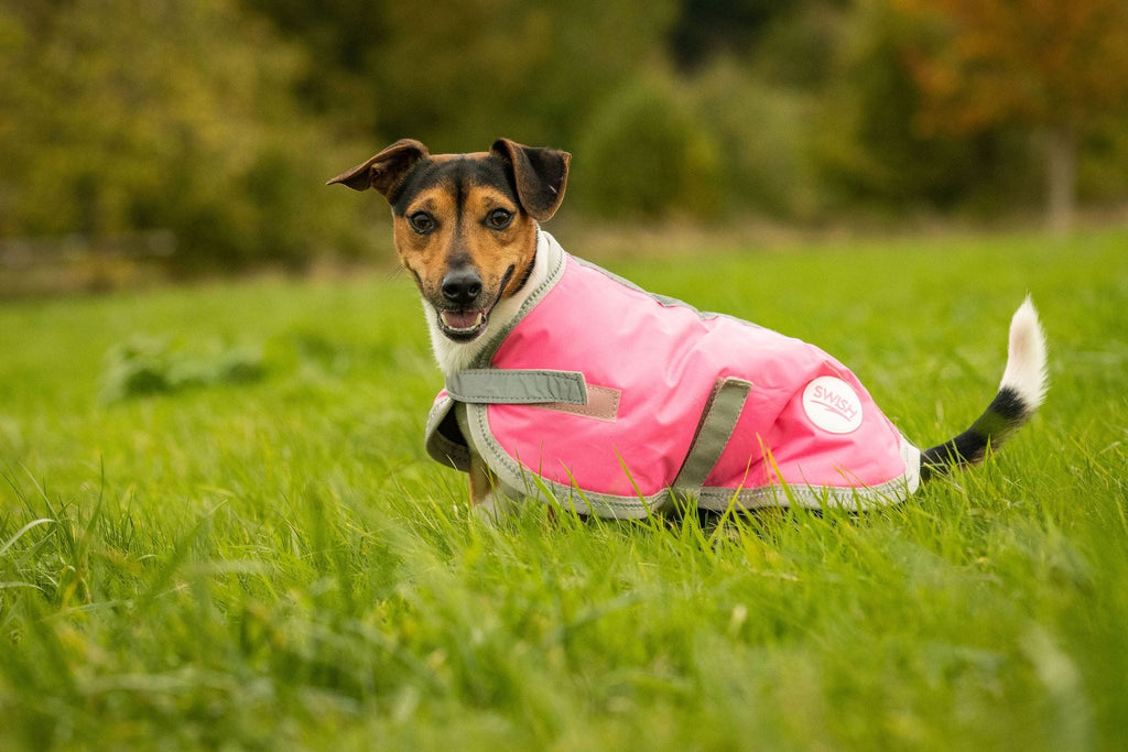 Swish Waterproof Dog Coat - Pink