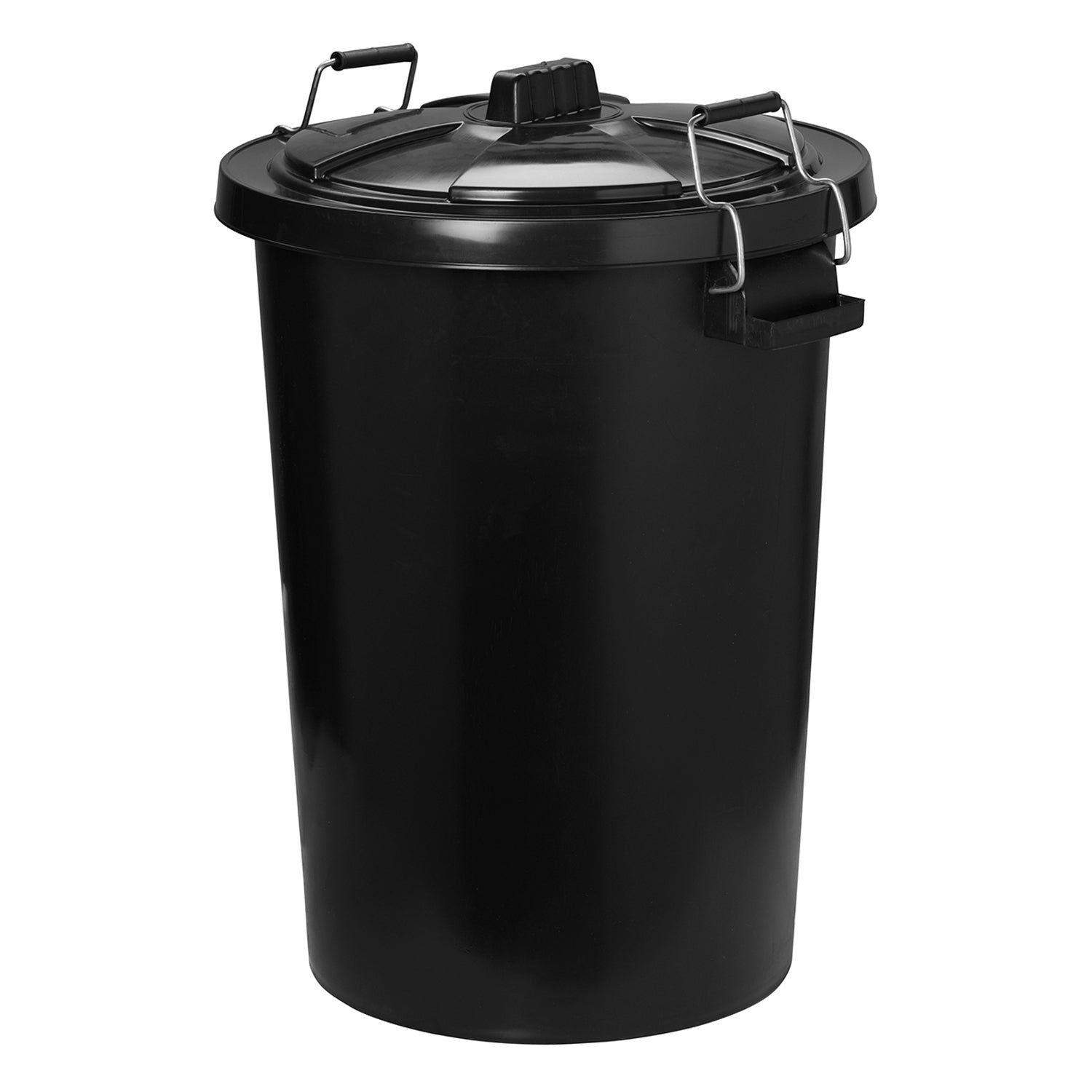 prostable dustbin with locking lid