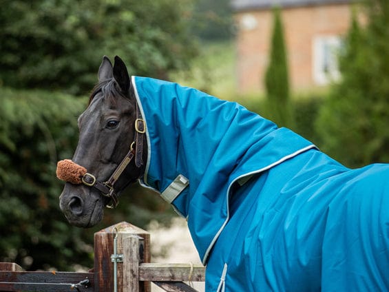 Swish 100G Turquoise Turnout Rug Neck Cover