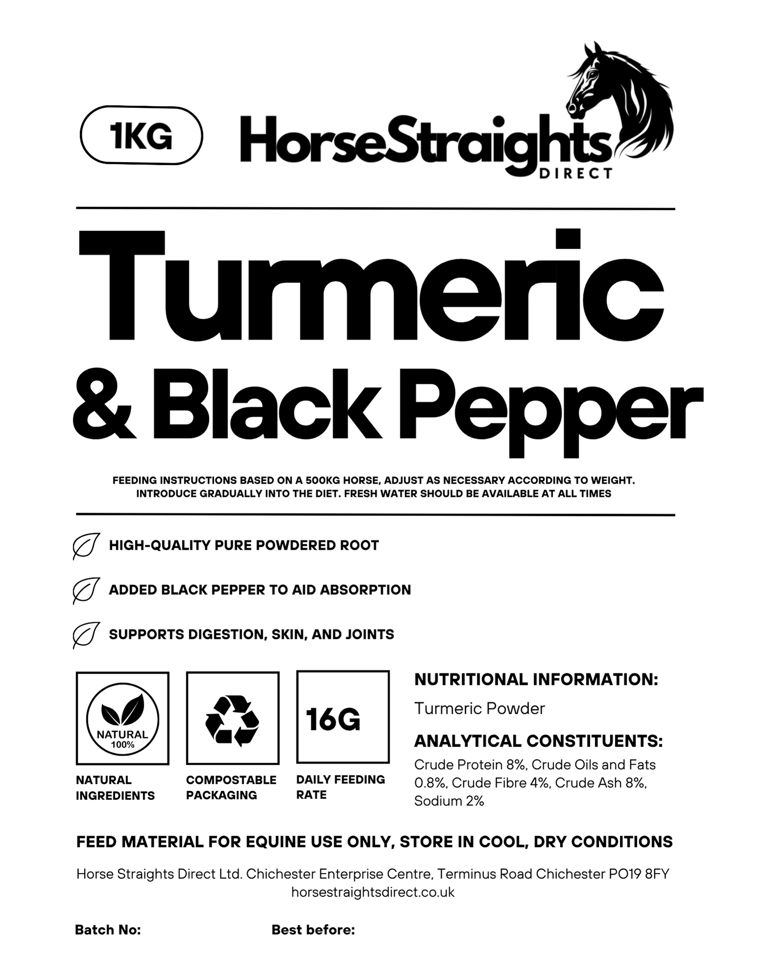 HSD Turmeric with Black Pepper