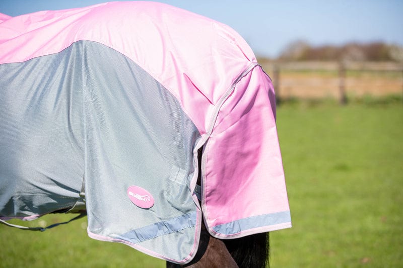 Swish Fly Turnout Combination Rug (Mesh) - Baby Pink