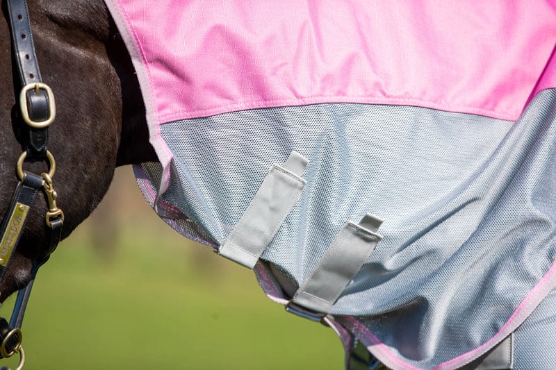 Swish Fly Turnout Combination Rug (Mesh) - Baby Pink