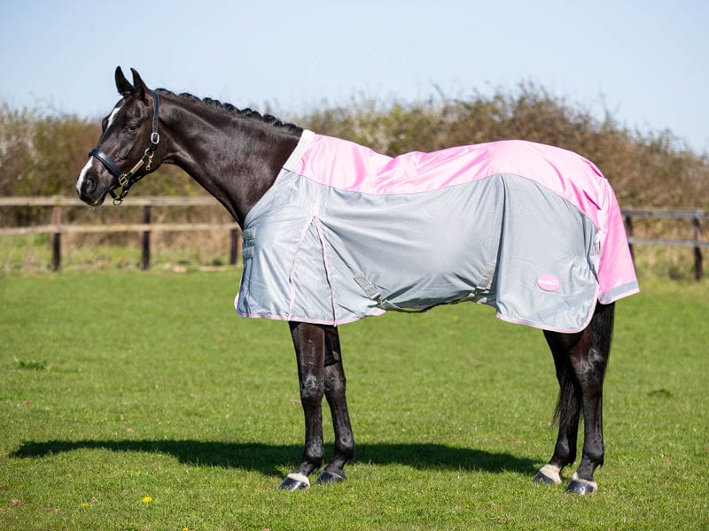 Swish Fly Turnout Combination Rug (Mesh) - Baby Pink
