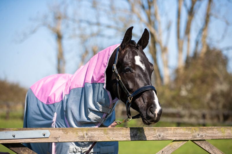 Swish Fly Turnout Combination Rug (Mesh) - Baby Pink