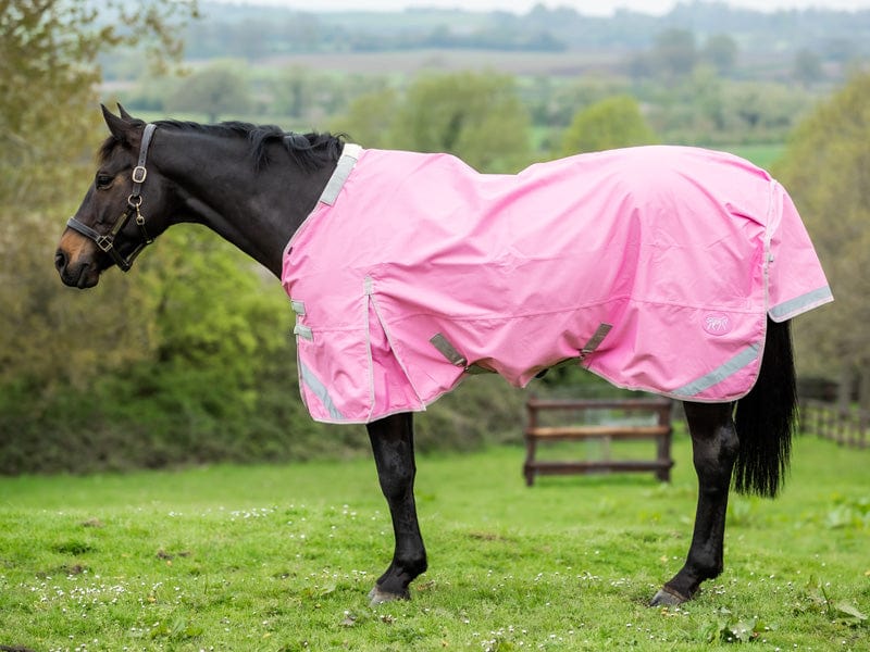Swish 100G Detachable Neck Turnout Rug - Baby Pink