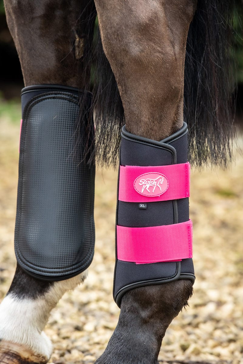 Swish Double Locking Brushing Boots - Pink