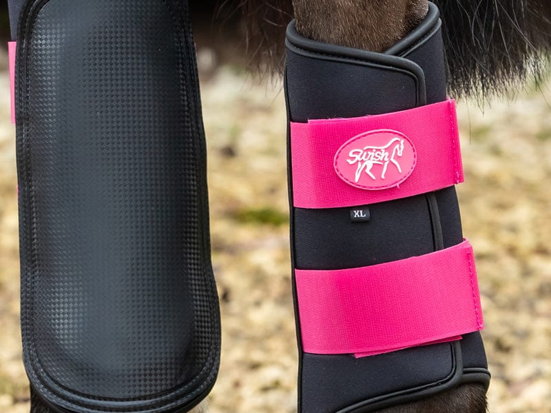 Swish Double Locking Brushing Boots - Pink