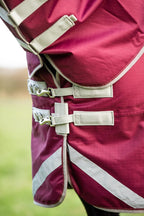 Swish 0G Detachable Neck Turnout Rug - Burgundy