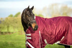 Swish 0G Detachable Neck Turnout Rug - Burgundy