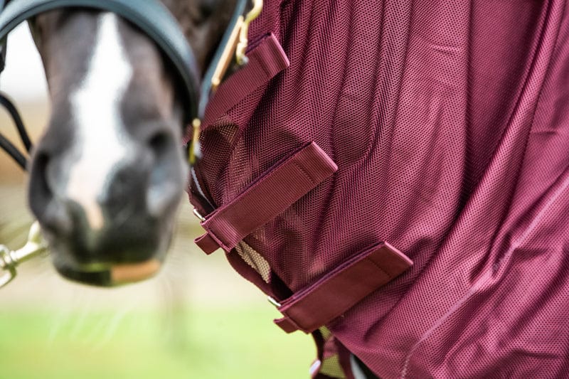 Swish Mesh Fly Rug - Burgundy