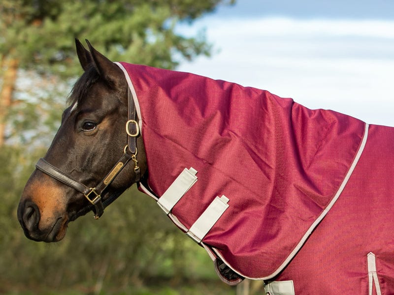 Swish 200G Turnout Rug Neck Cover - Burgundy
