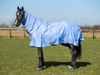 Swish 100G Detachable Neck Turnout Rug - Cornflower