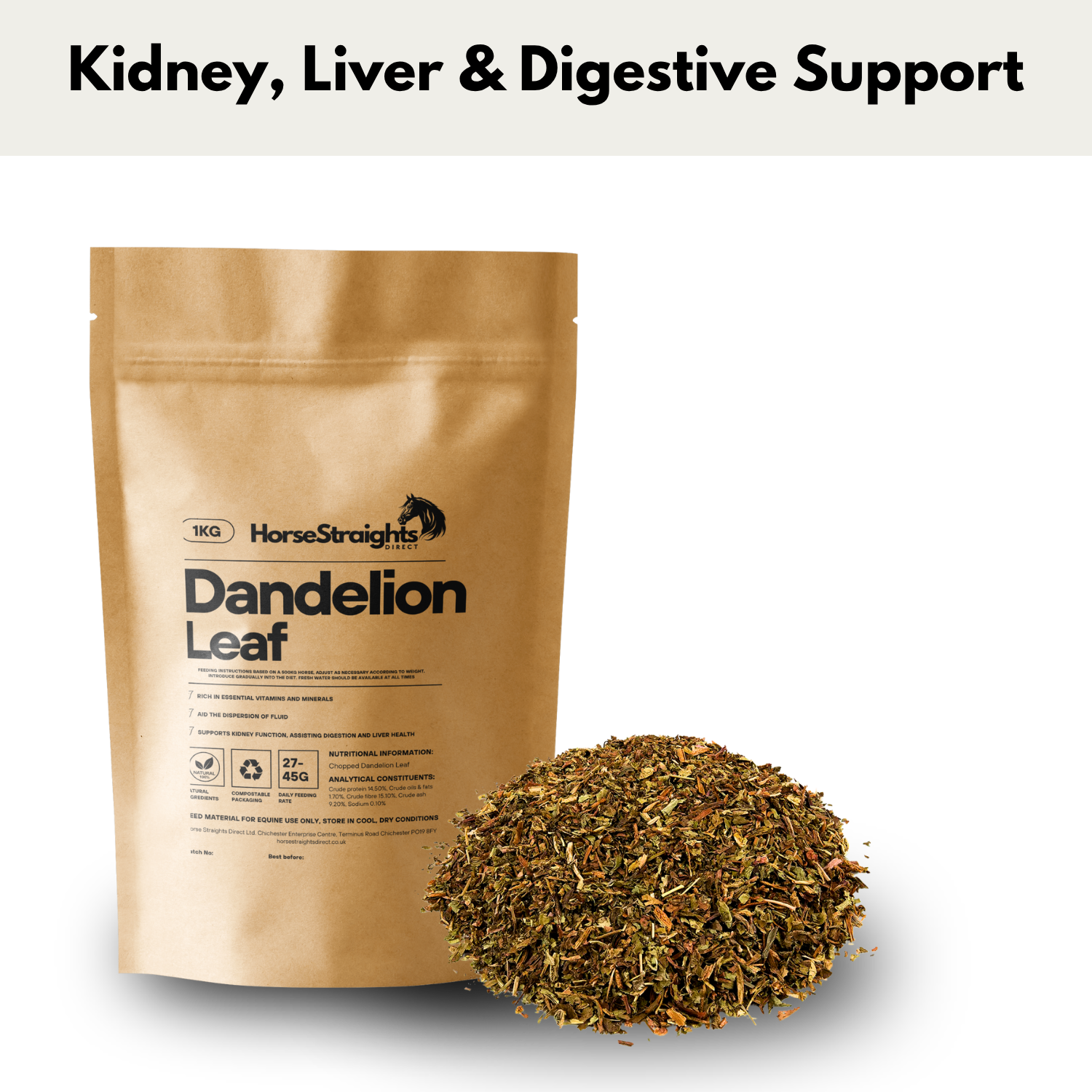 HSD Dandelion Leaf Chopped