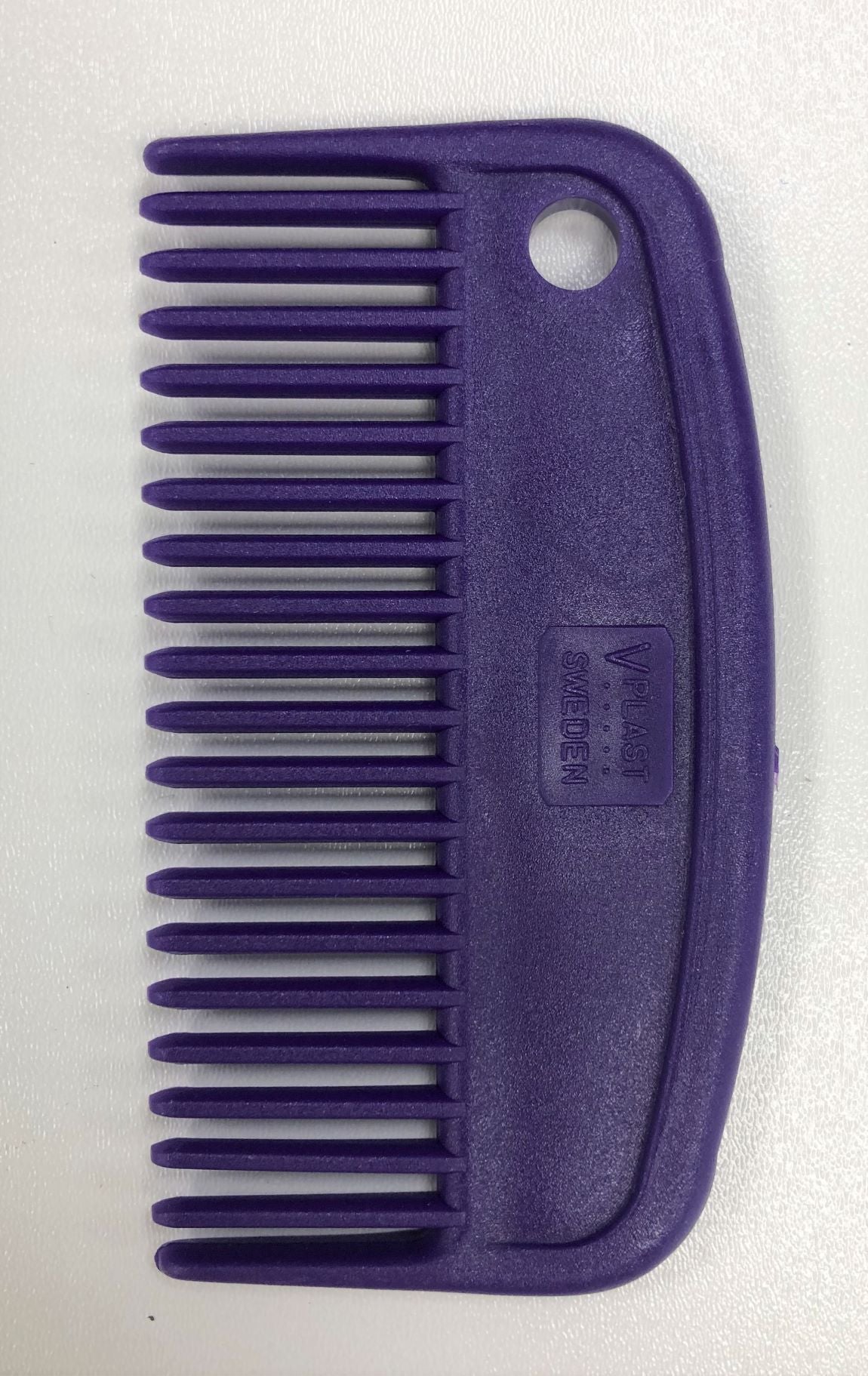 Lincoln Plastic Mane Comb - Purple