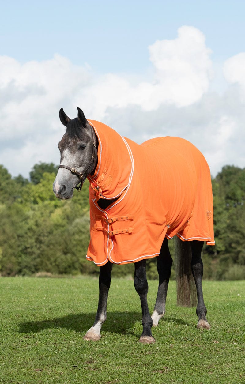 Swish Fleece Rug With Neck Cover - Orange