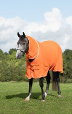 Swish Fleece Rug With Neck Cover - Orange