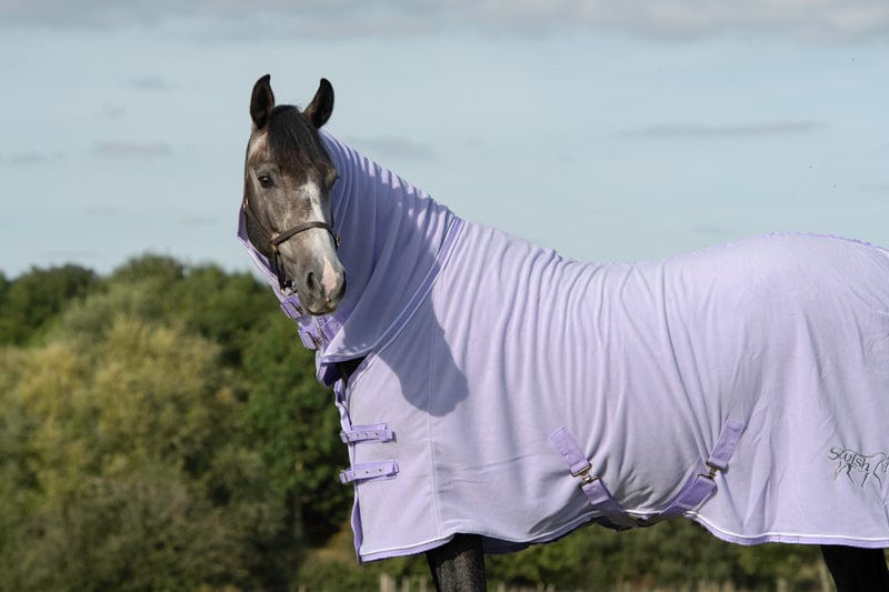 Swish Fleece Rug With Neck Cover - Violet